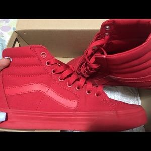 Red High Top Vans